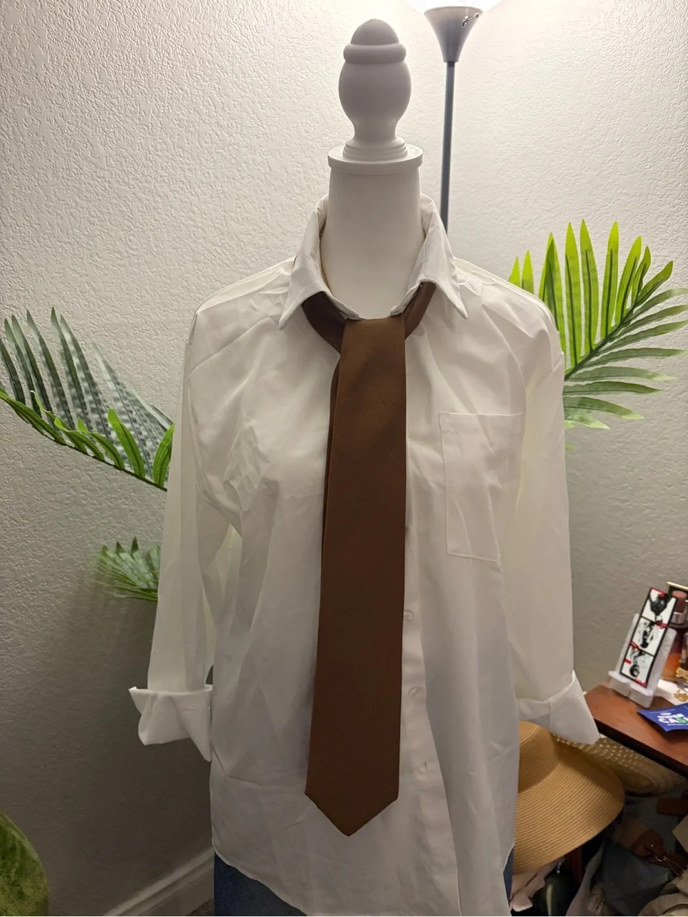 The Custom Shop Brown Silk Tie - Classic Men's Necktie